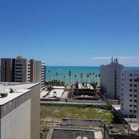 Lindo Ap Em Andar Alto, Vista Para O Mar E Mesmo Andar Da Piscina Maceio  Exterior photo